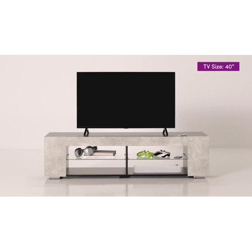 Wade Logan® Jowers TV Stand for TVs up to 65'', LED Media Console with